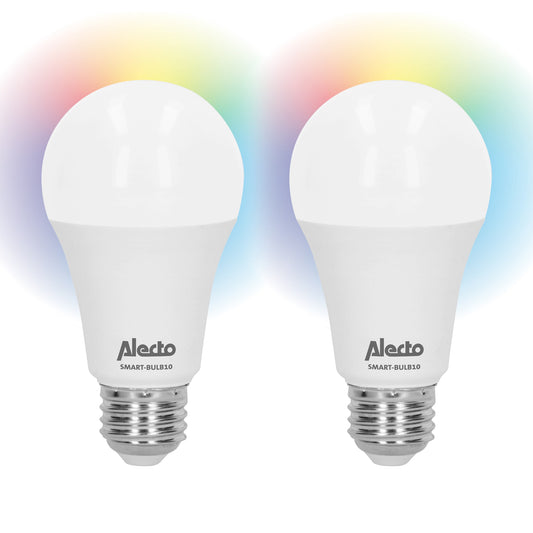 Smart Wi-Fi LED Bulbs, 2-Pack, Dimmable, Alexa Compatible
