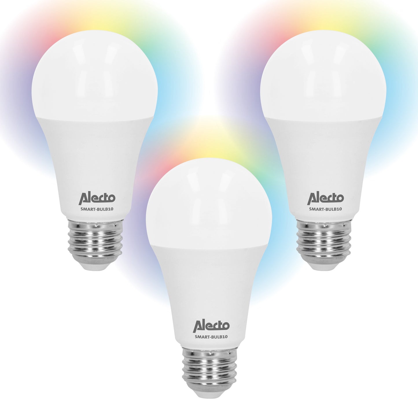 Smart Wi-Fi LED Bulbs, 3-Pack, Voice-Controlled, Dimmable