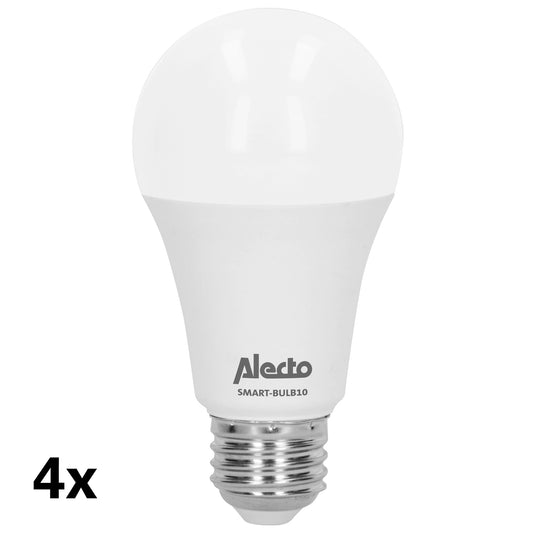 Smart Wi-Fi LED Bulbs, 4-Pack, Voice Control, Dimmable