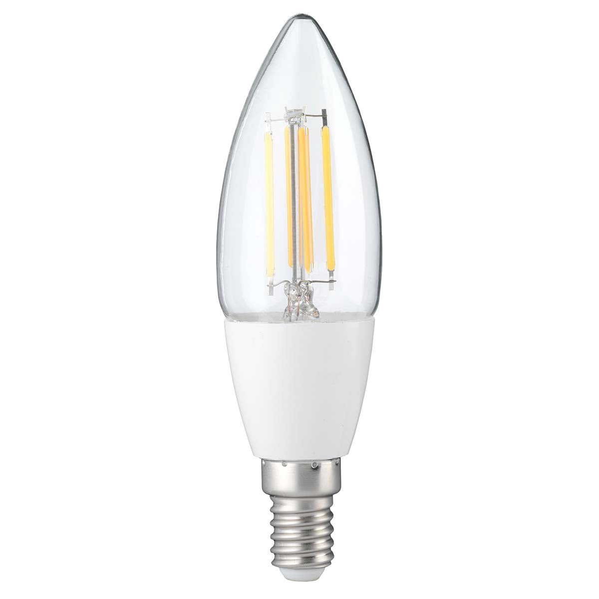 Smart Wi-Fi LED Filament Bulb, Dimmable, E14, 450 Lumens