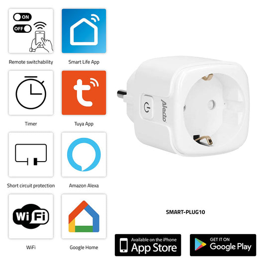 Smart Wi-Fi Plug 16A 3680W with Energy Monitor