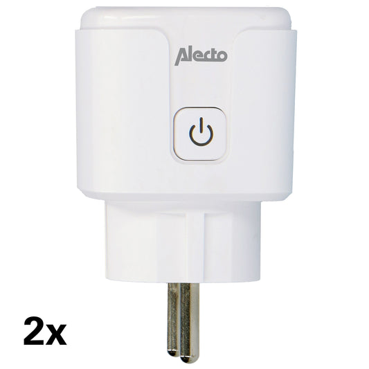 Smart Wi-Fi Plug with Energy Monitor, 16A, 2-Pack