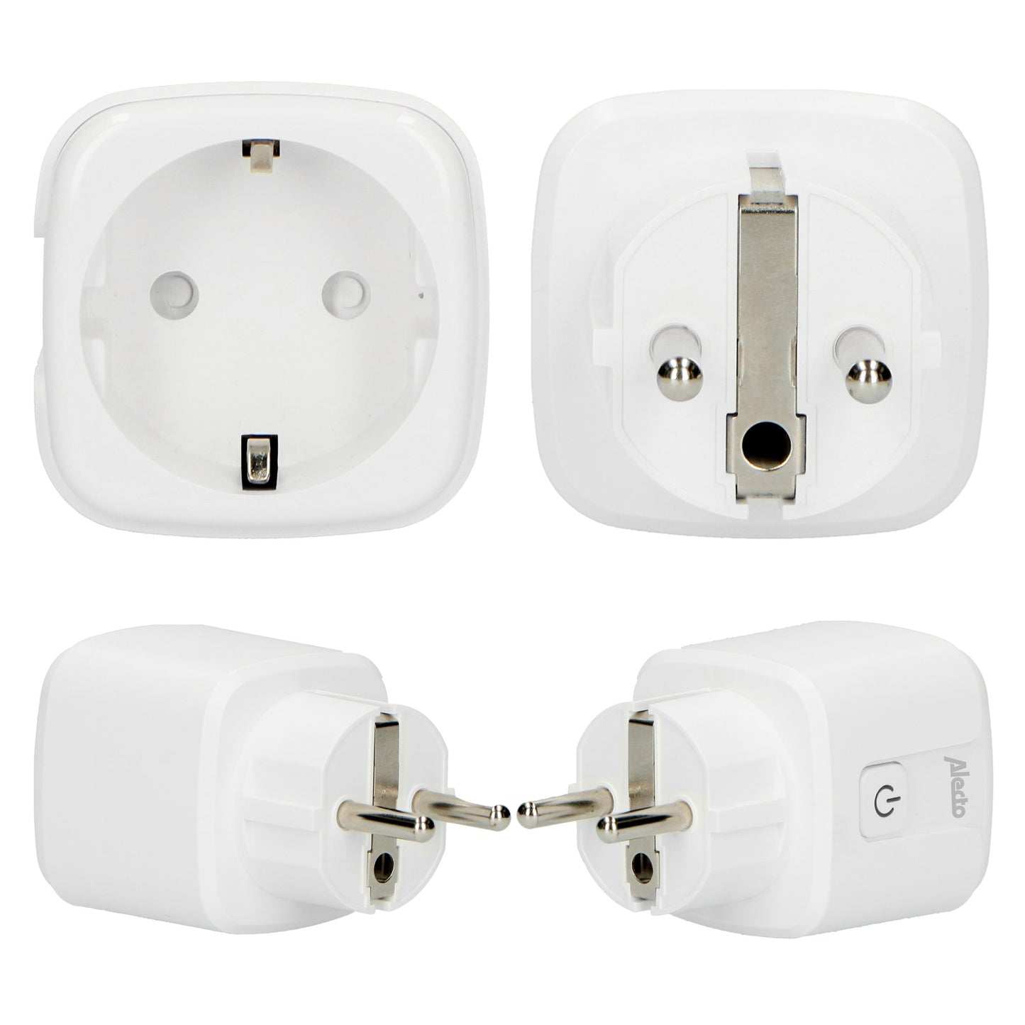 Smart Wi-Fi Plug with Energy Monitor, 16A, 2-Pack