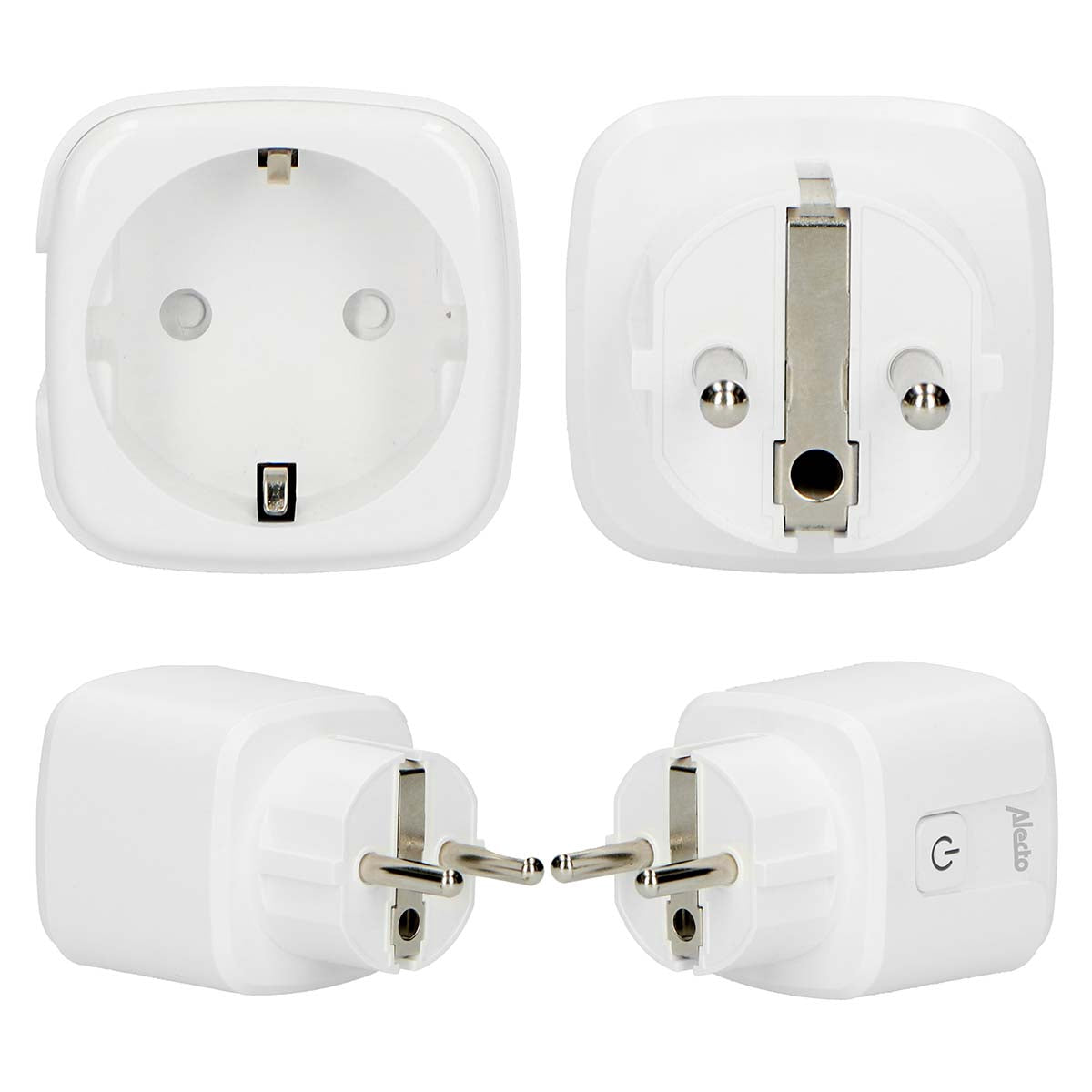 Smart Wi-Fi Plug with Energy Monitor, 16A 3680W, White
