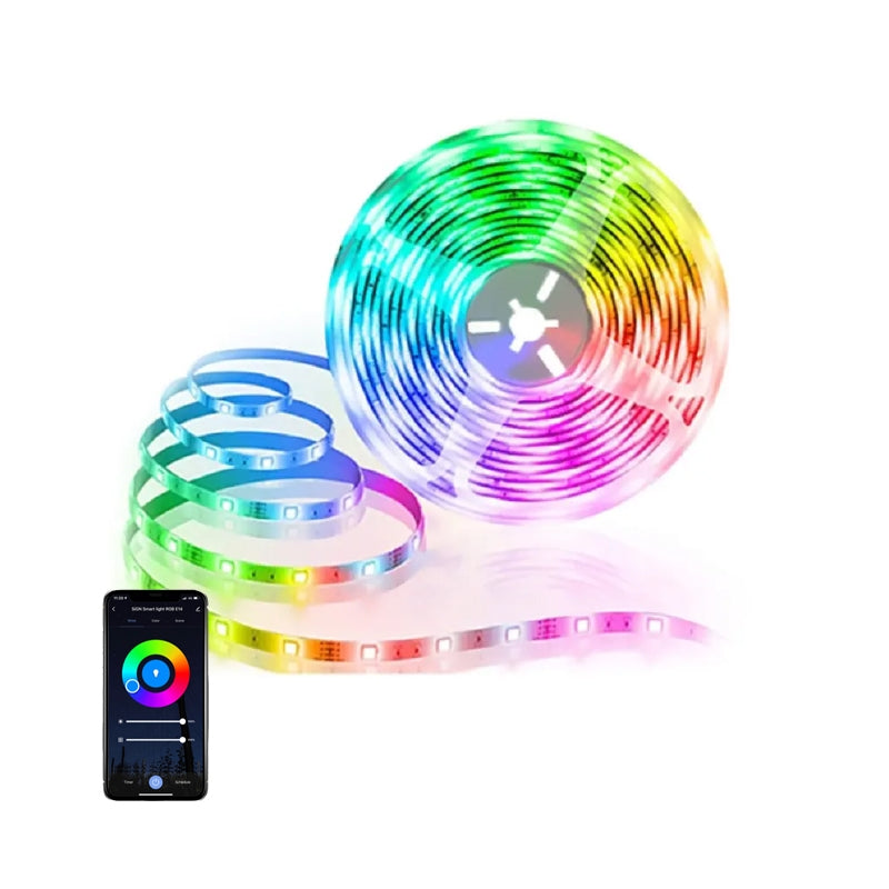 Smart WiFi RGB LED Strip, 5m