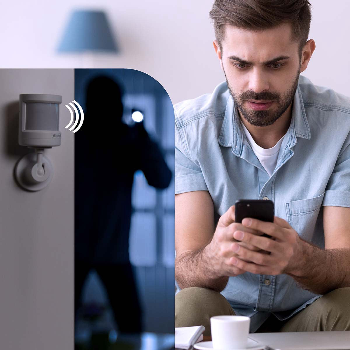 Smart Zigbee Motion Sensor, 7m Range, 170 Angle