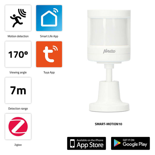 Smart Zigbee Motion Sensor, 7m Range, 170 Angle