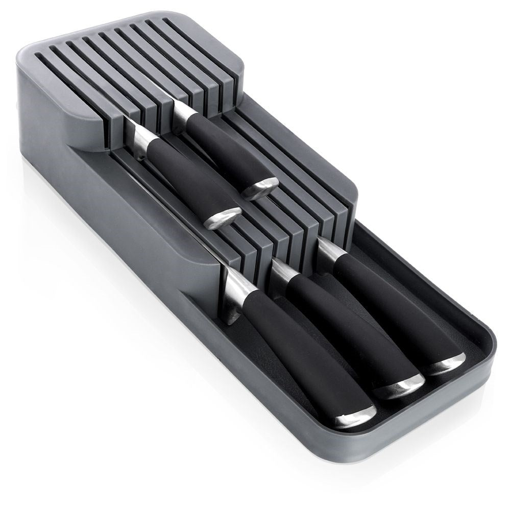 Smart and spacious knife organizer in durable material