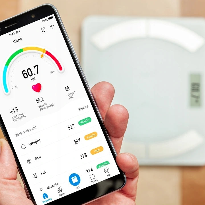 Smart bluetooth bathroom scale Eldom TWO500 black