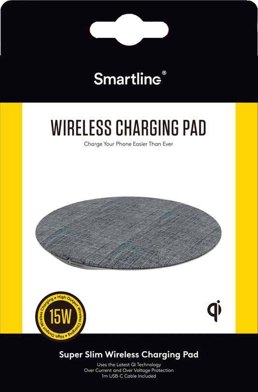 Smartline 15W Qi Wireless Fast Charging Pad