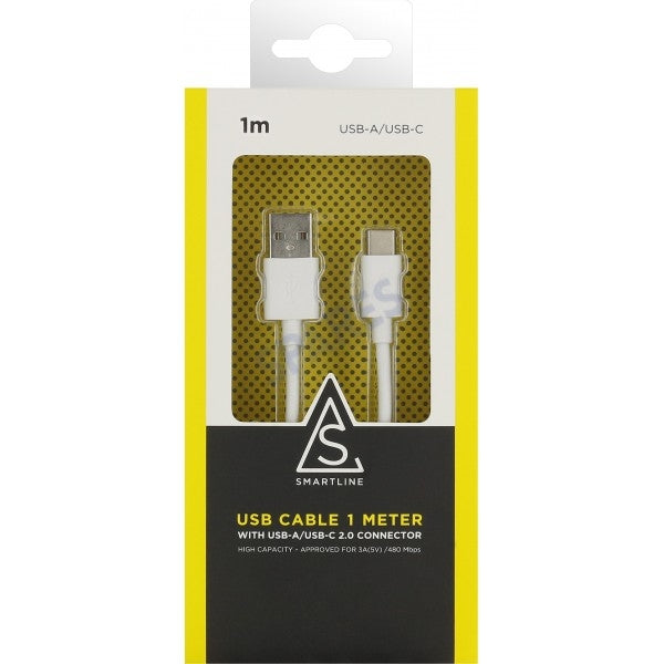 Smartline Type C USB Cable 1m White
