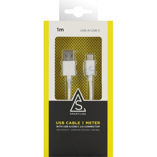 Smartline Type C USB Cable 1m White