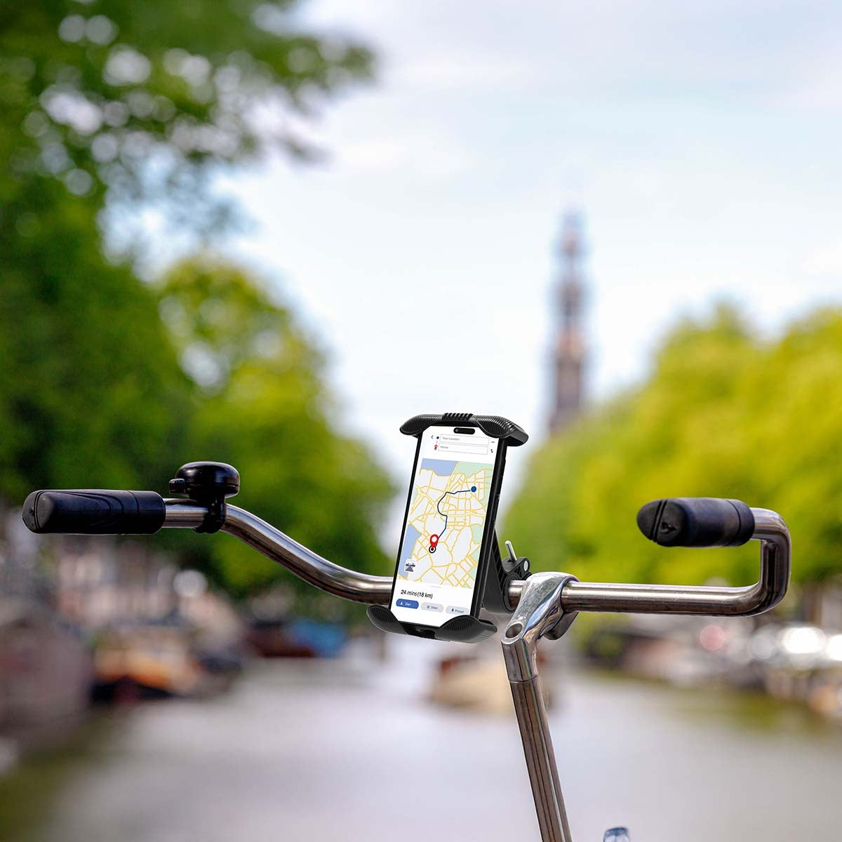 Smartphone Bike Mount, Universal, Adjustable, Full Motion