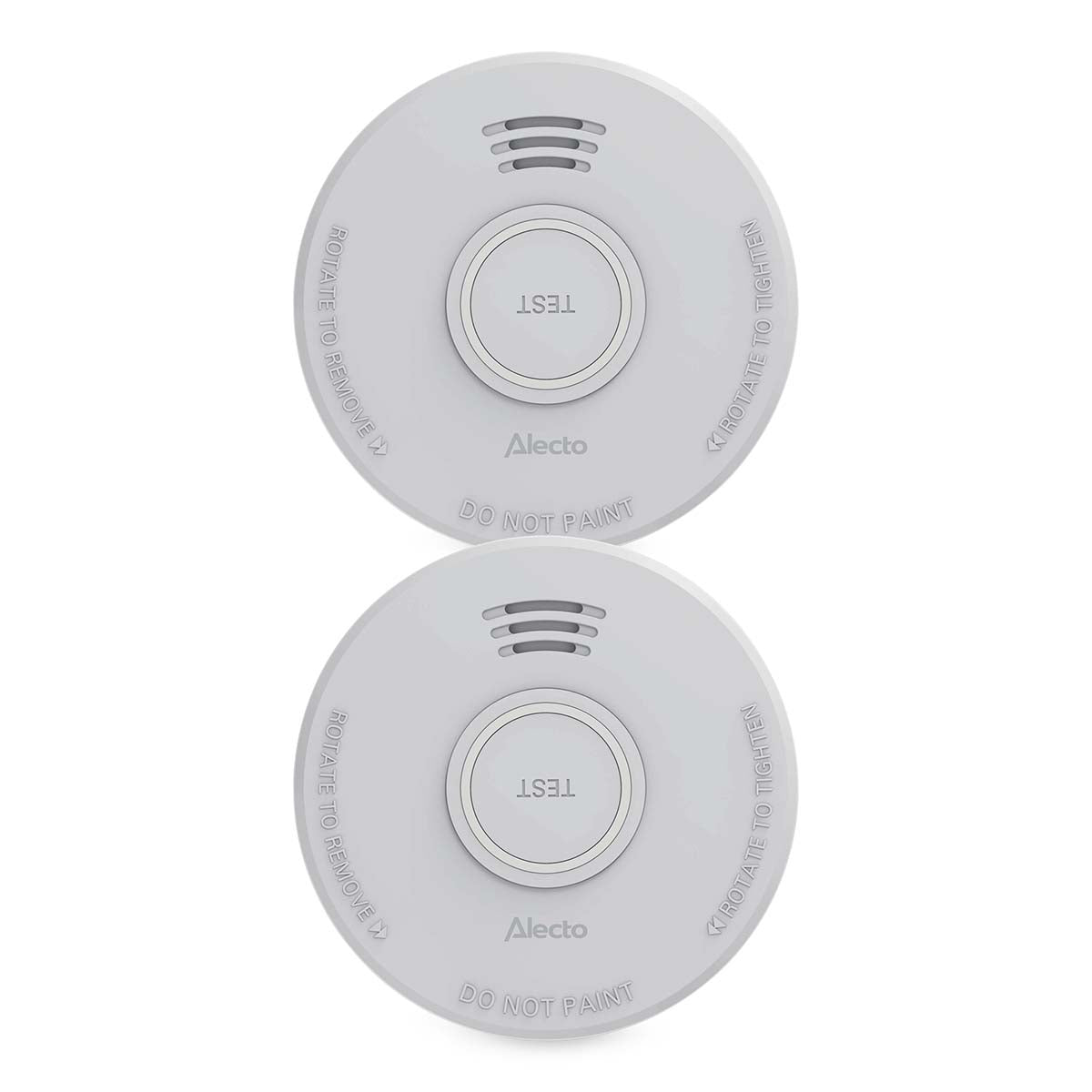 Smoke Alarm with Photoelectric Sensor, 1-Year Battery, 2-Pack