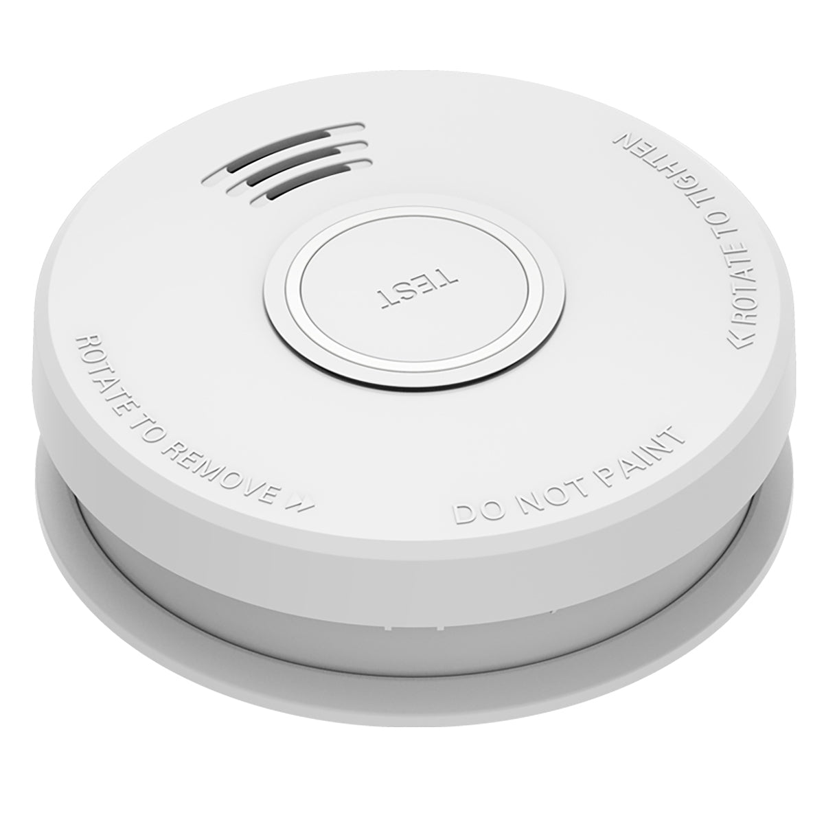 Smoke Alarm with Photoelectric Sensor, 1-Year Battery, 2-Pack