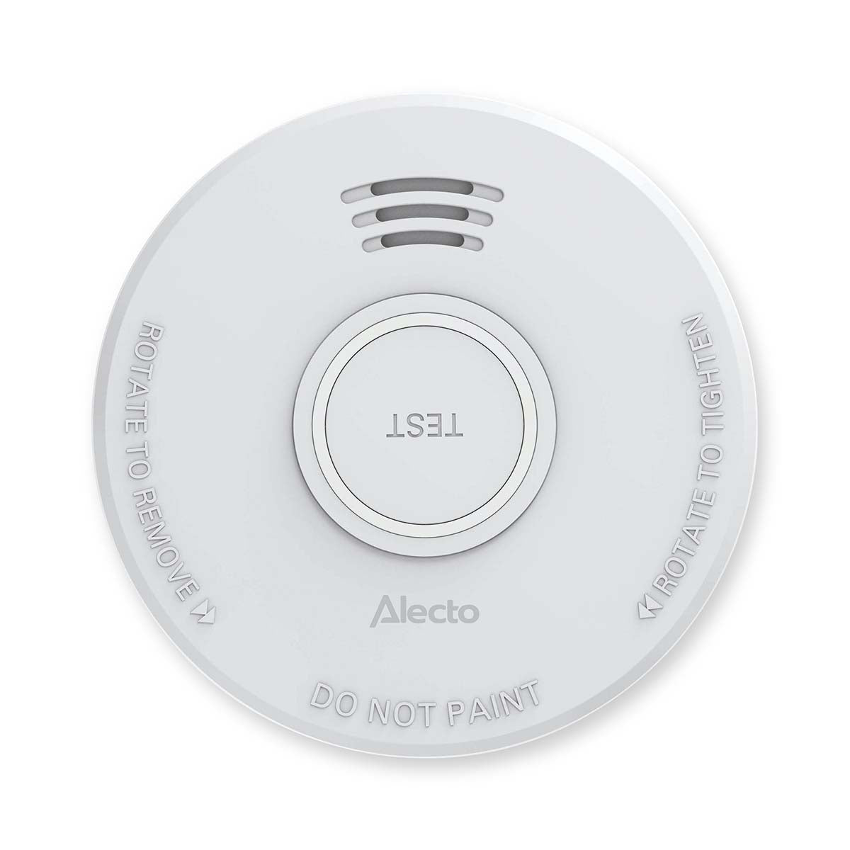 Smoke Alarm with Photoelectric Sensor, 4 Pack, White
