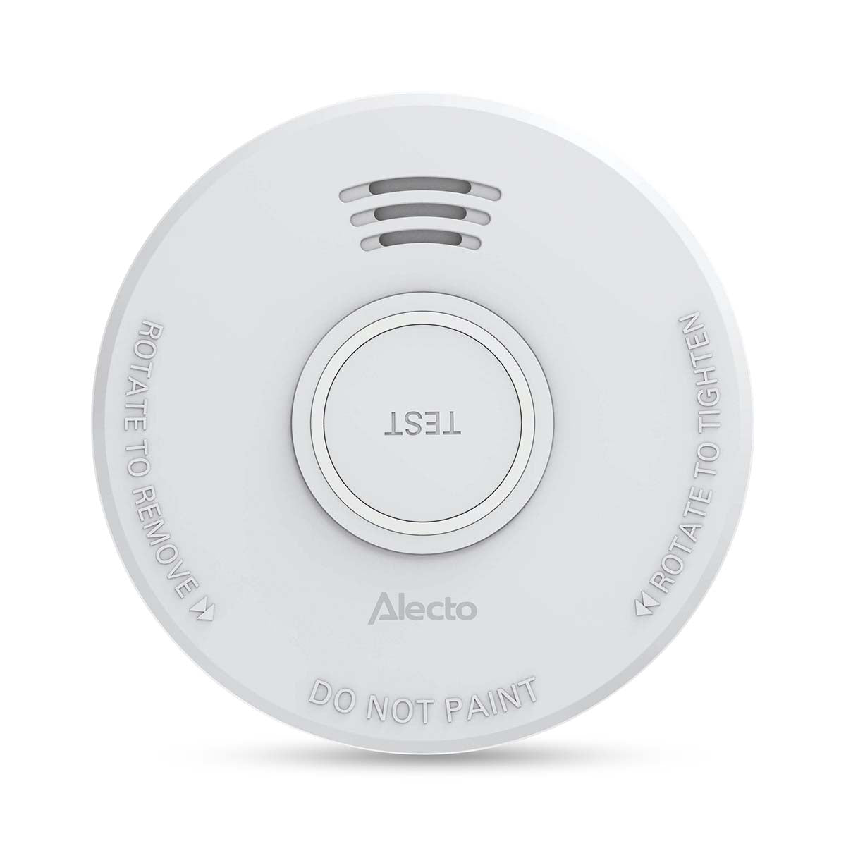 Smoke Alarm with Photoelectric Sensor, 4 Pack, White