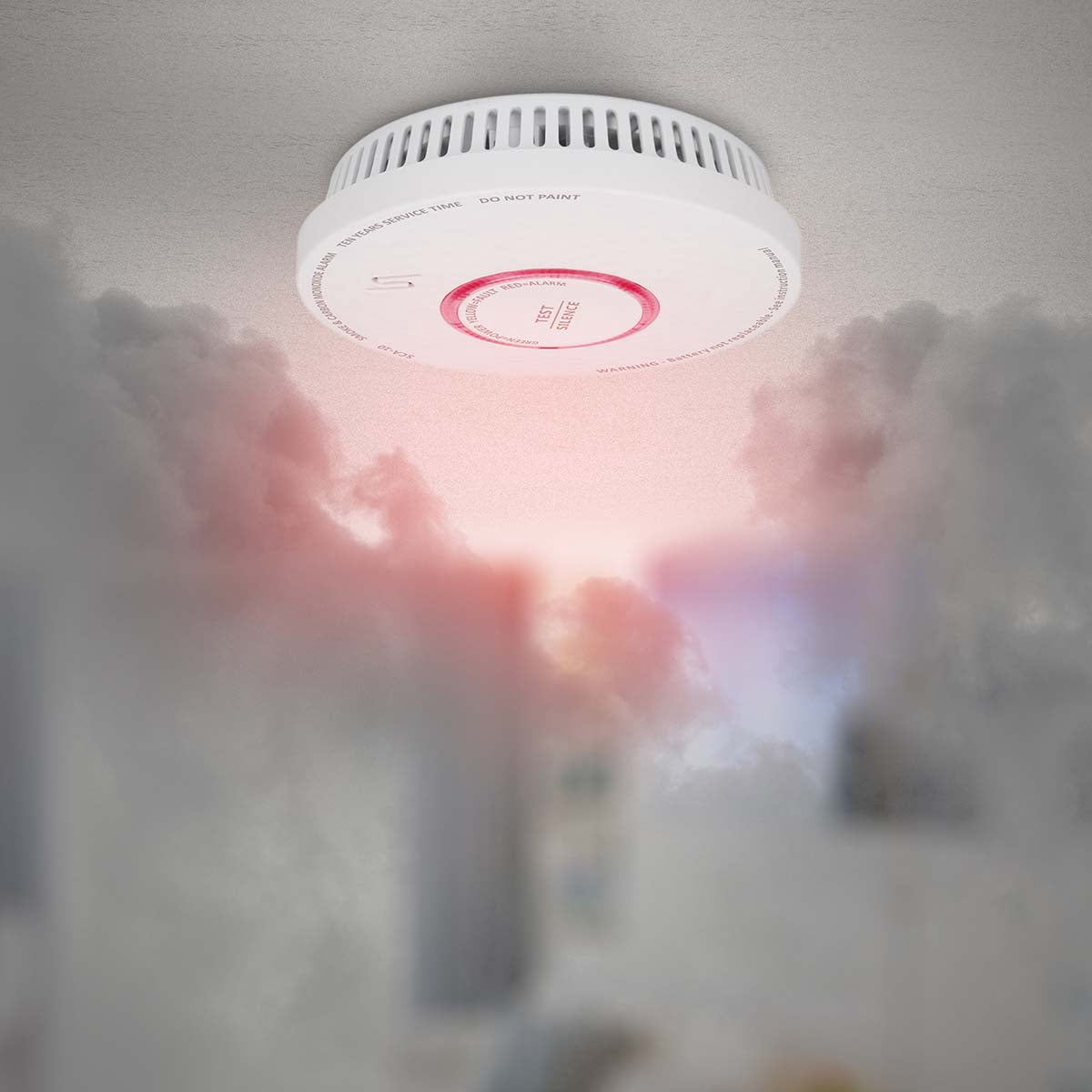 Smoke & Carbon Monoxide Alarm, 10-Year Battery, Loud 85 dB