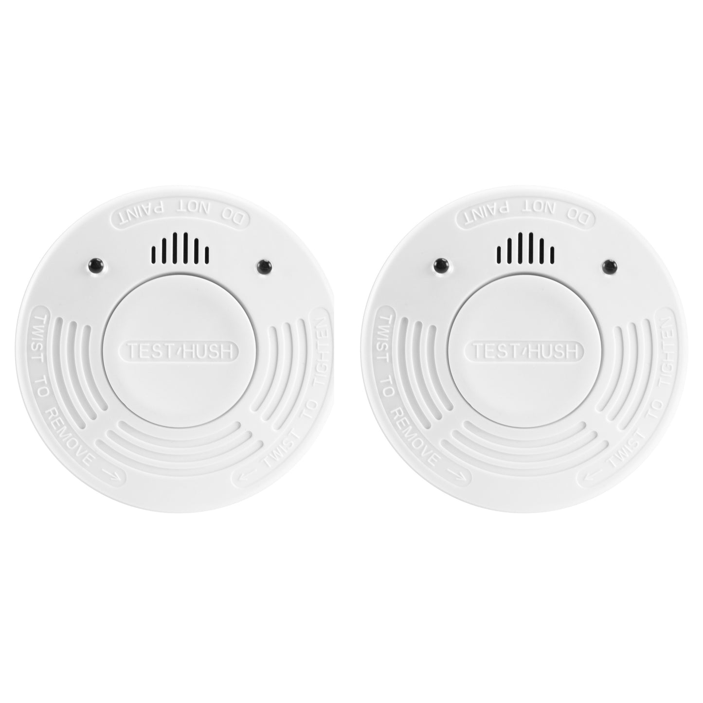 Smoke Detector 2-Pack, 10-Year Battery Life, White