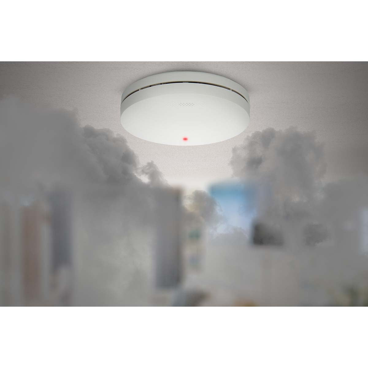 Smoke Detector 2-Pack, 10-Year Battery, White
