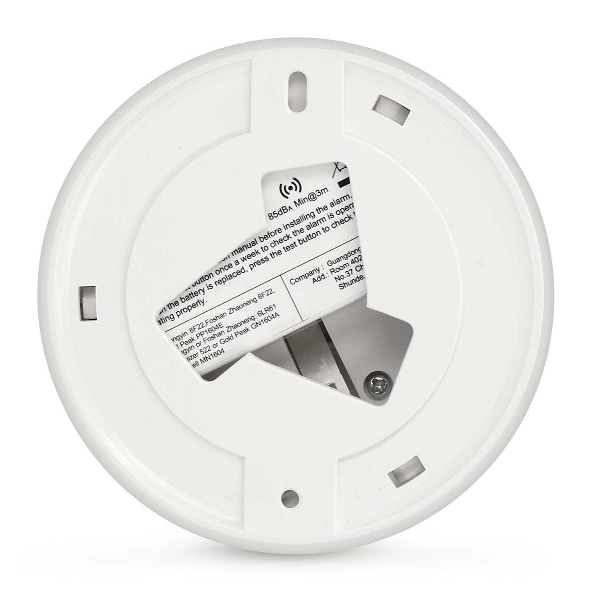 Smoke Detector 5-Pack with Hush Button – White