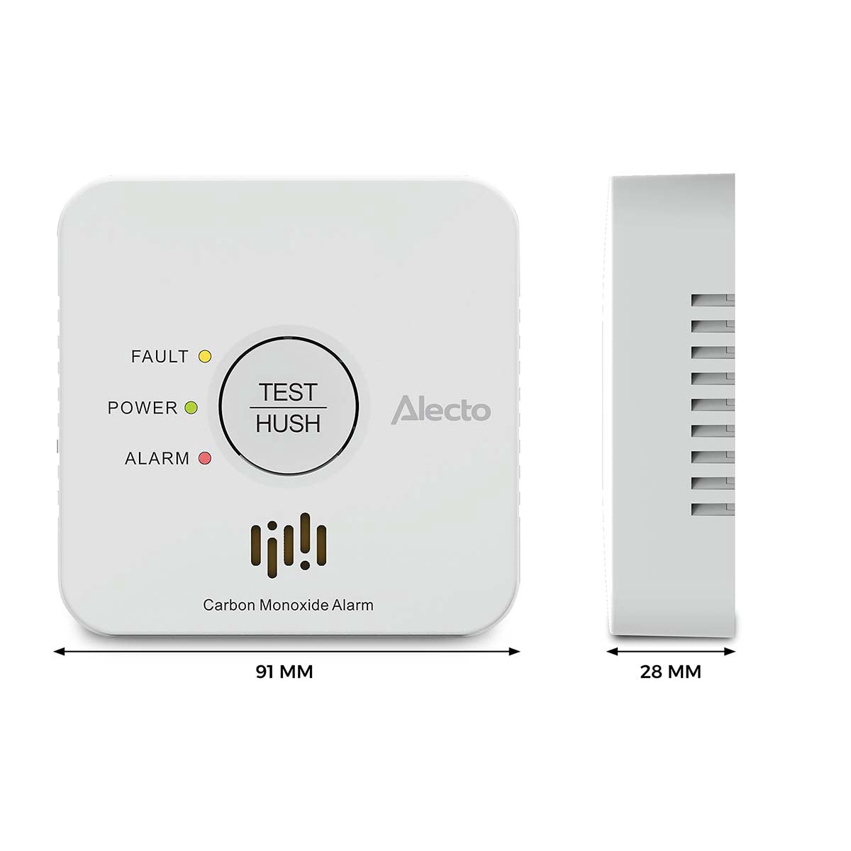 Smoke and Carbon Monoxide Alarm Set, 10-Year Battery