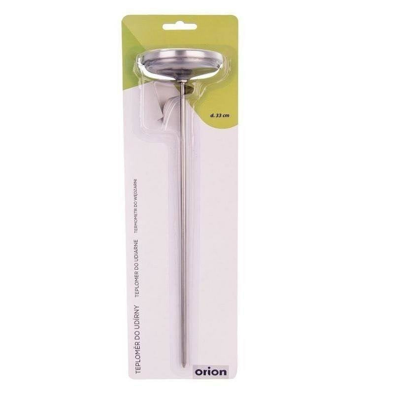 Smoke oven thermometer for door mounting, 40°C-260°C temperature range