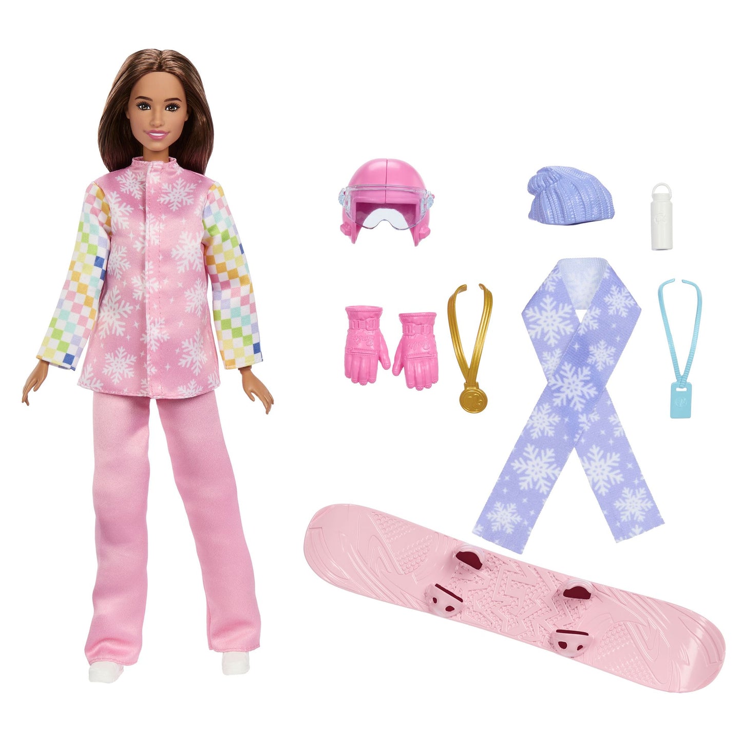 Snowboarder Doll with Color-Changing Snowboard & Gear