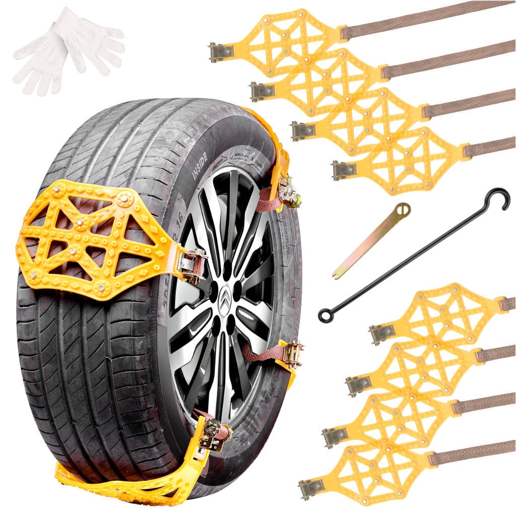 Snow chains anti-slip wheel caps snow tires 8el.