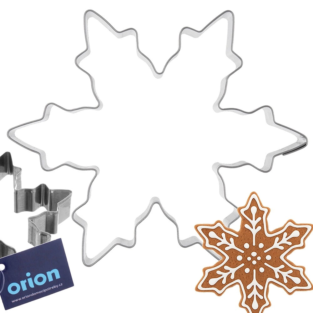Snowflake Cookie Cutter, Stainless Steel, 10 cm