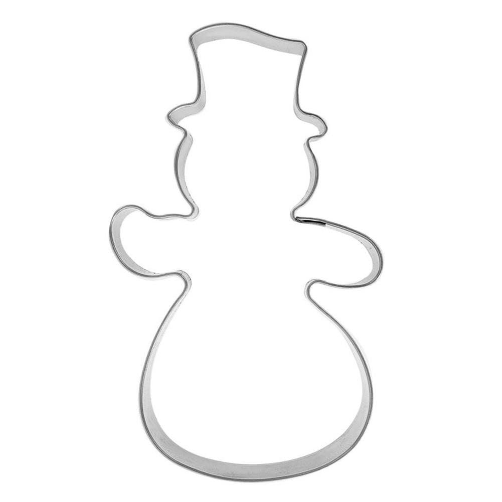 Snowman Cake Mold in Stainless Steel for Festive Christmas Cakes