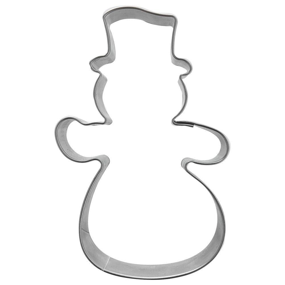 Snowman Gingerbread Mold in Stainless Steel