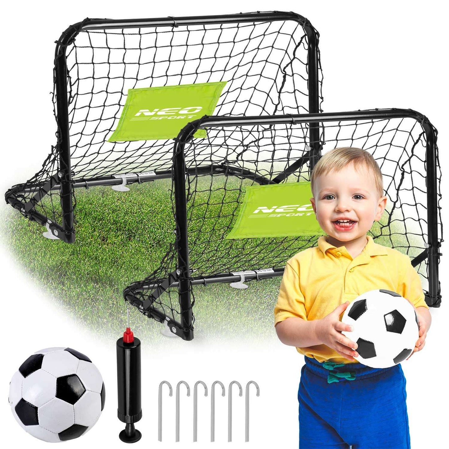 Soccer Goal - Set of 2 - 60 x 45 x 25 cm NS-461