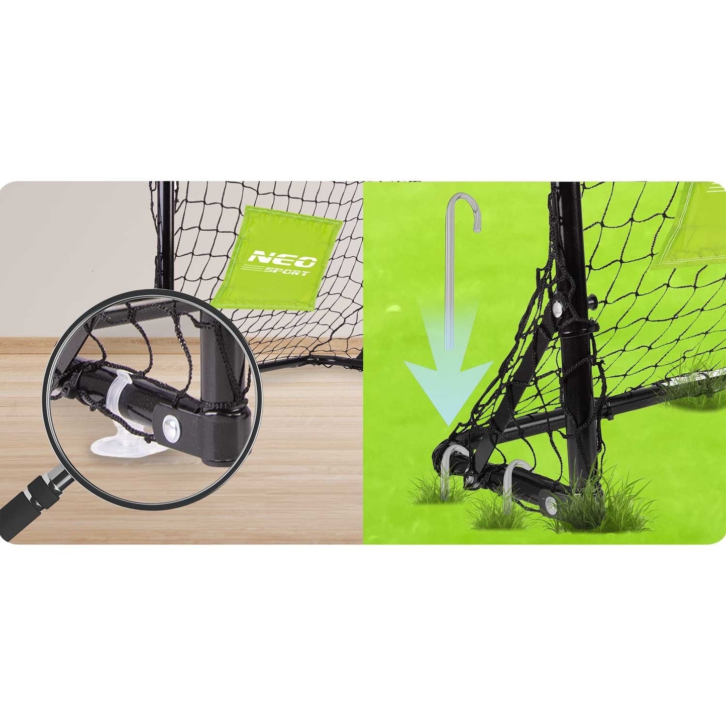 Soccer Goal - Set of 2 - 60 x 45 x 25 cm NS-461