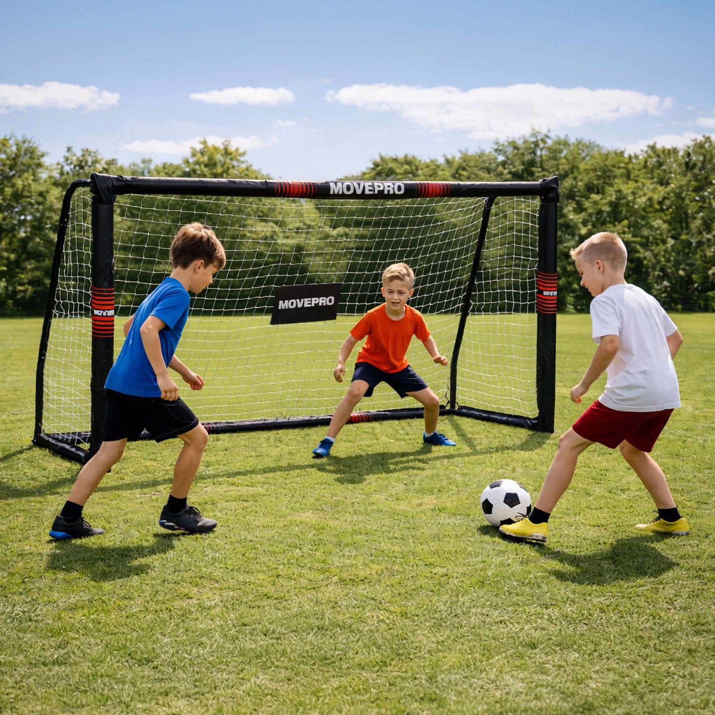 Soccer Goal with Net, Steel Frame, 240x160 cm