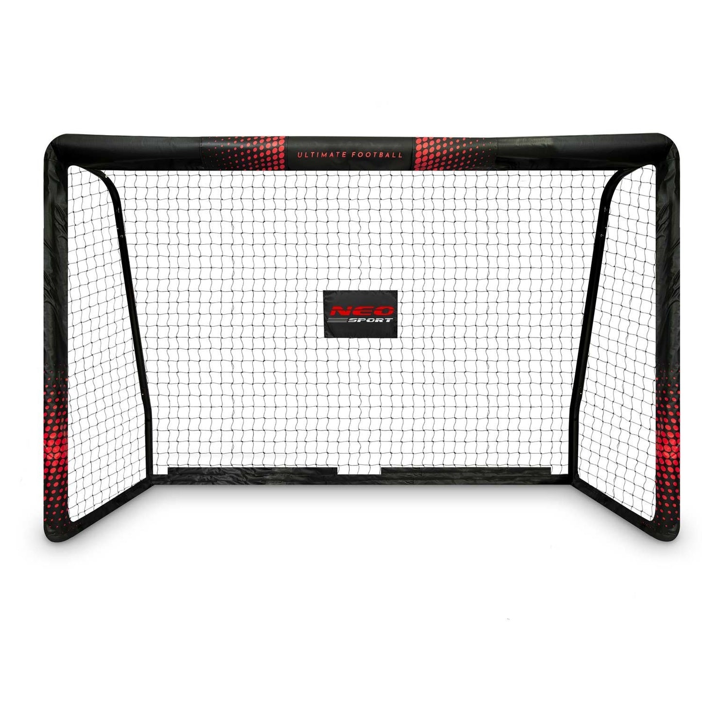 Soccer goal 180 x 120 x 60 cm, Black/Red, Model NS-463