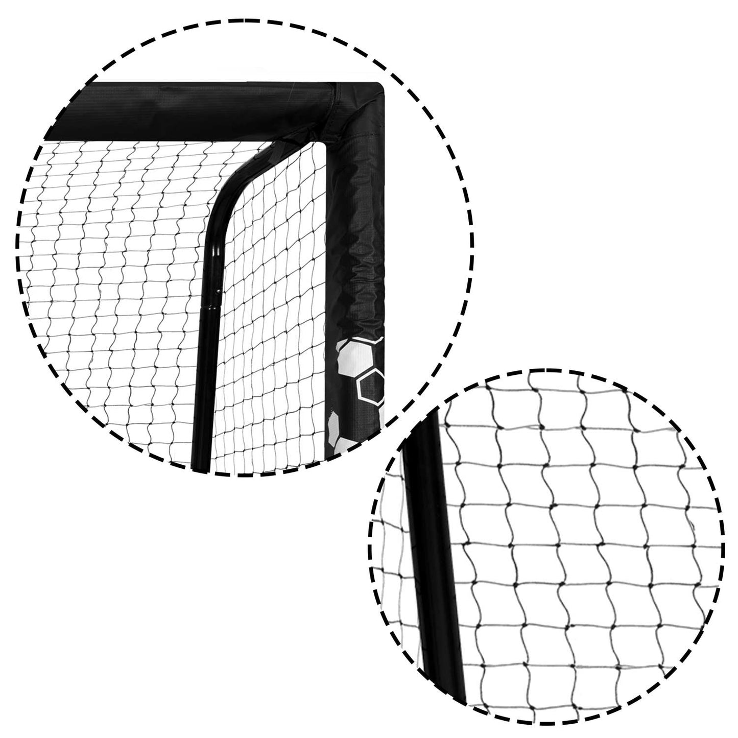 Soccer goal 180 x 120 x 60 cm - NS-462 Hexagon
