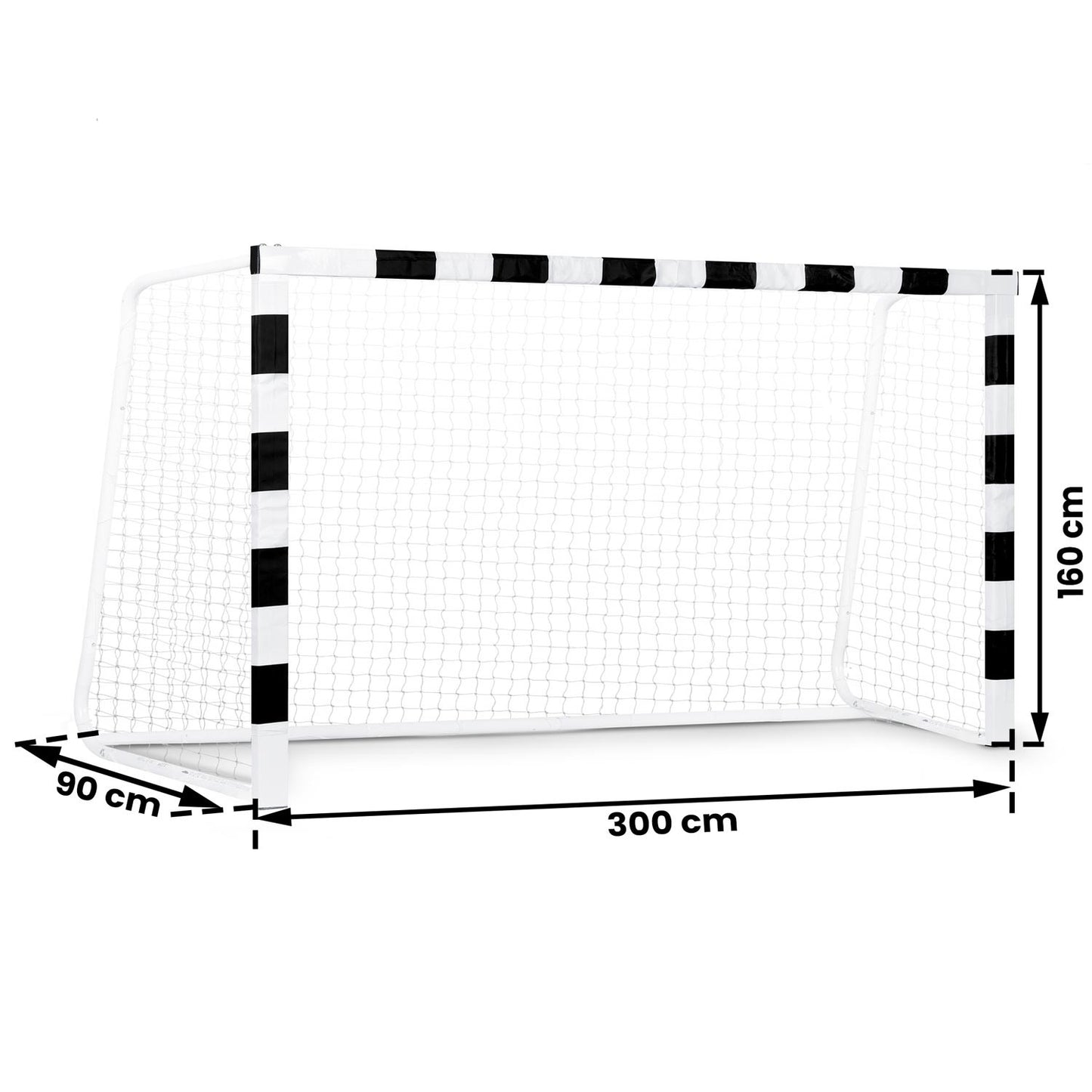 Soccer goal 300 x 160 x 90 cm NS-460 black/white