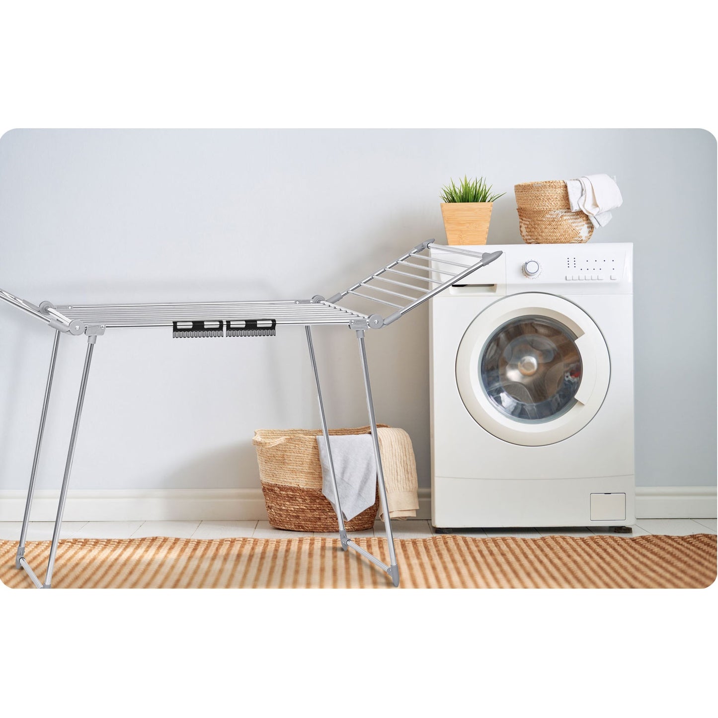 Sock Holders for Dryers, 2 Pcs, Black, Durable Plastic