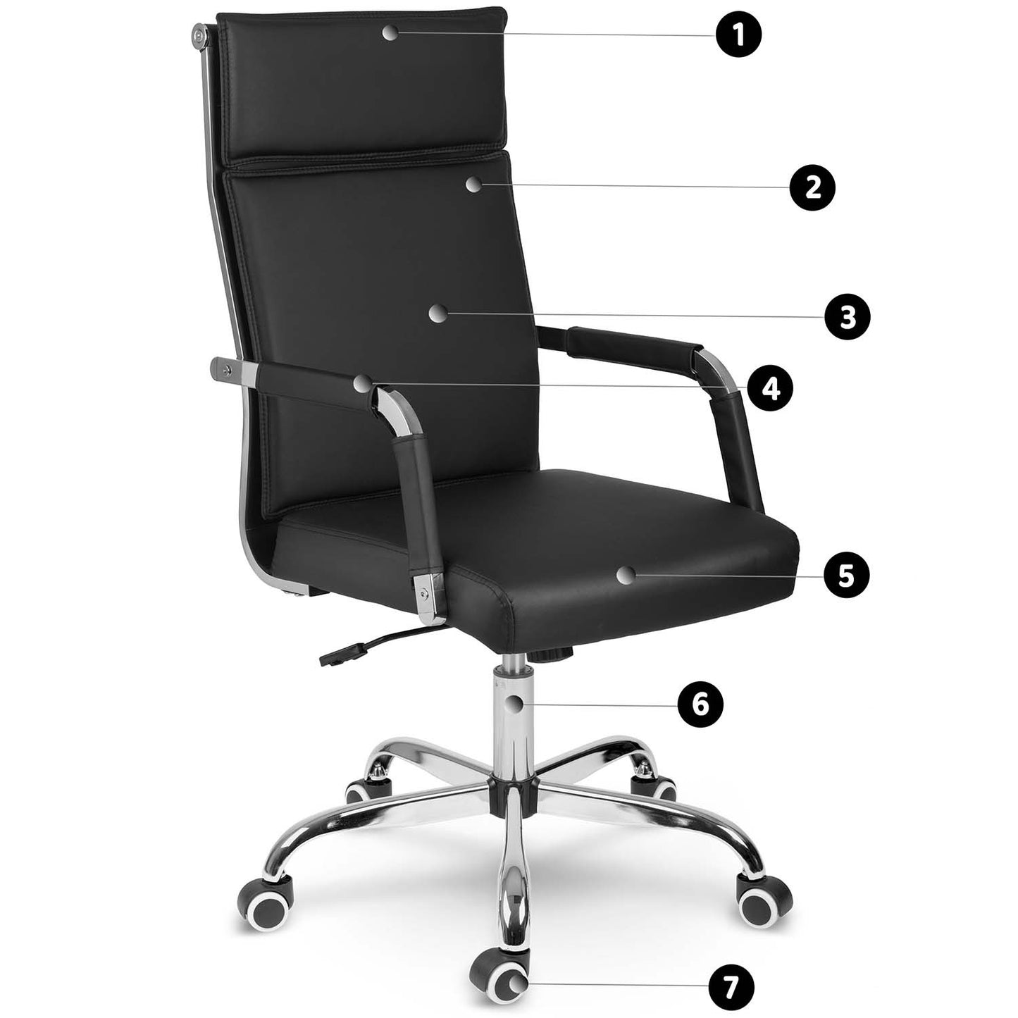 Sofatel Koiba office chair, black