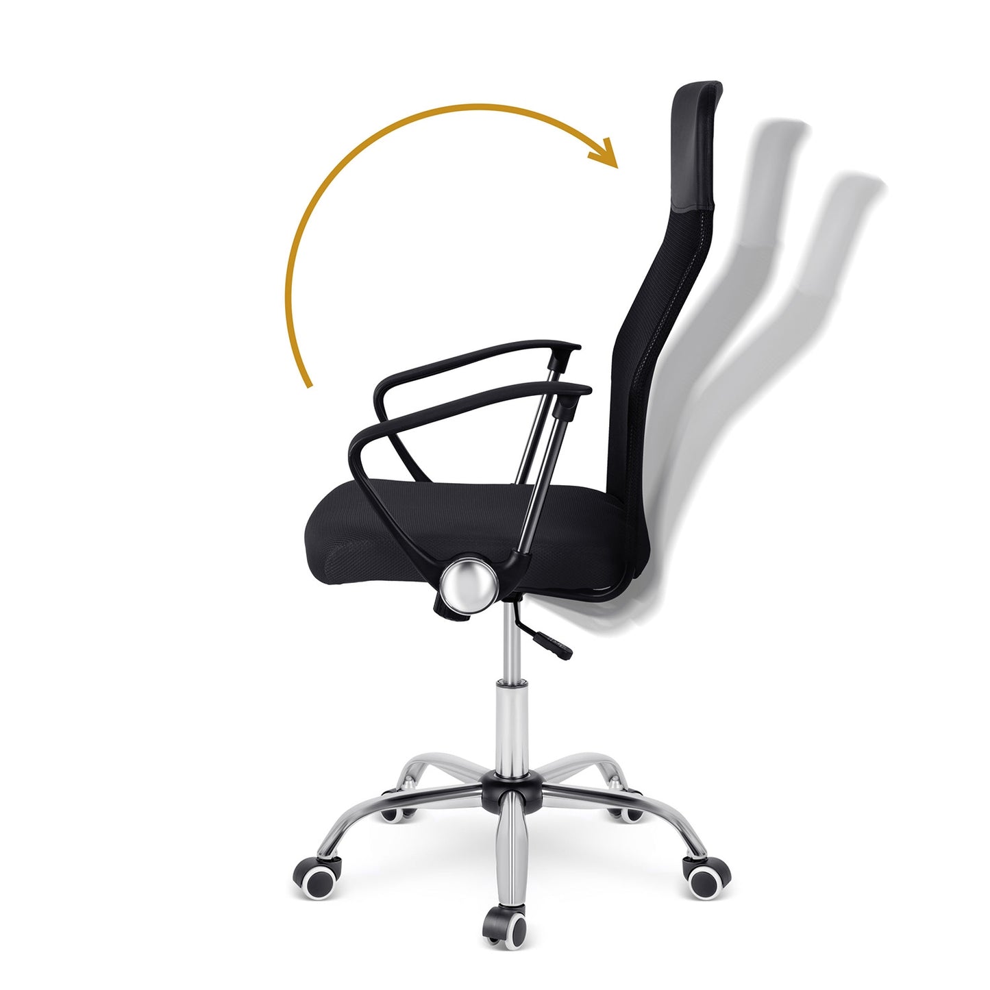 Sofatel Tamar micromesh office chair, black