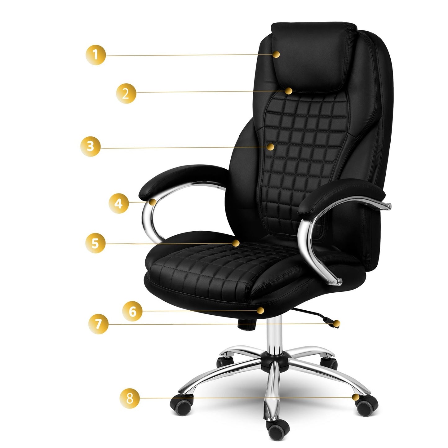 Sofotel Batory office armchair - black - 240800