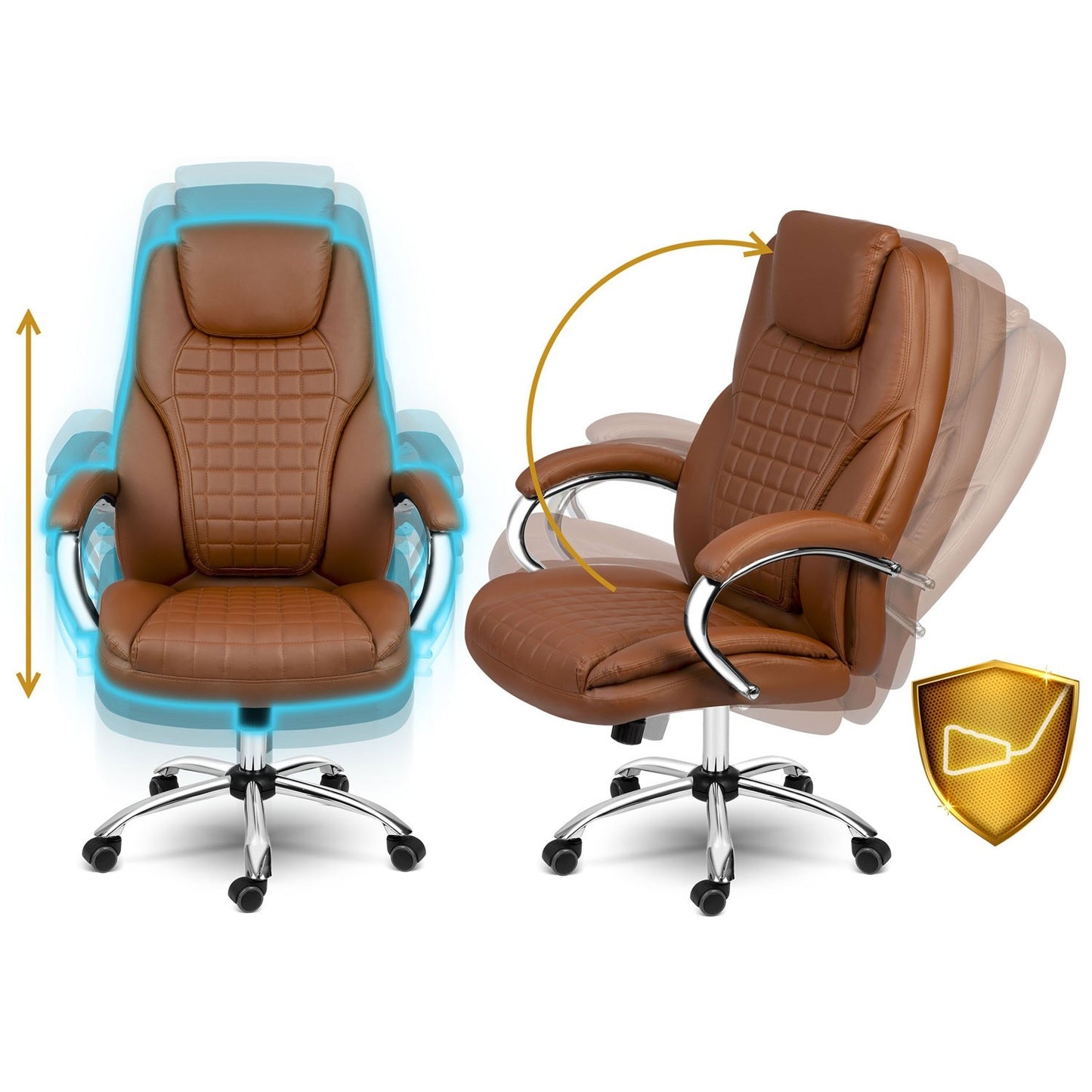 Sofotel Batory office chair - brown - 240803