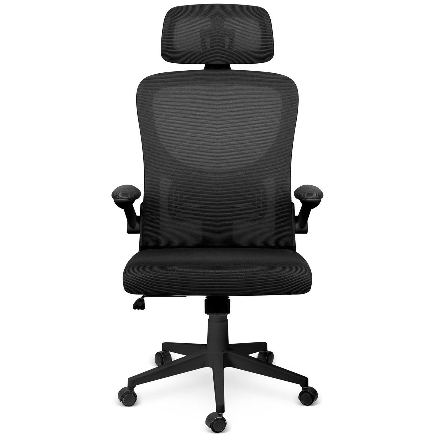Sofotel Brass micromesh office chair, black