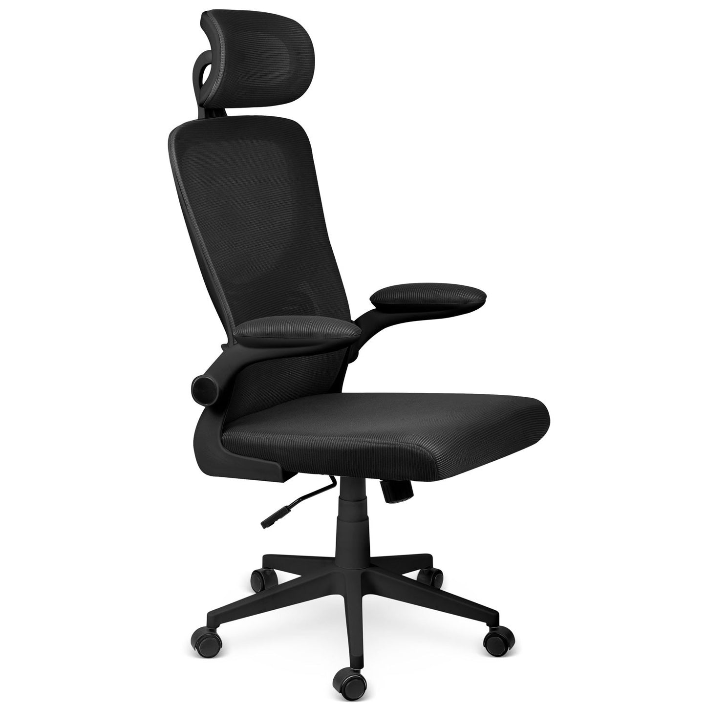 Sofotel Brass micromesh office chair, black