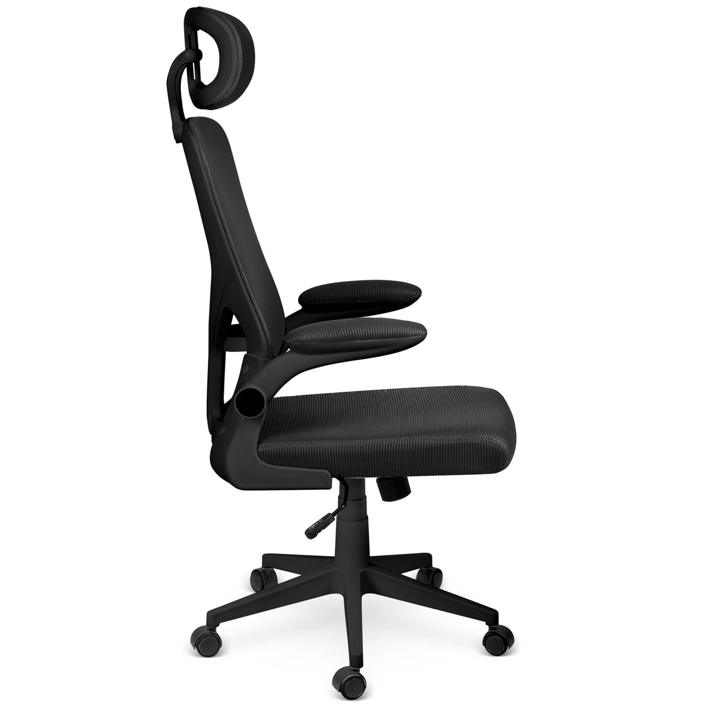 Sofotel Brass micromesh office chair, black