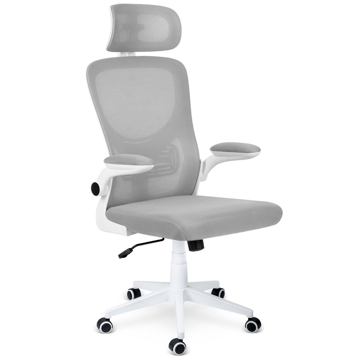 Sofotel Brass micromesh office chair, gray