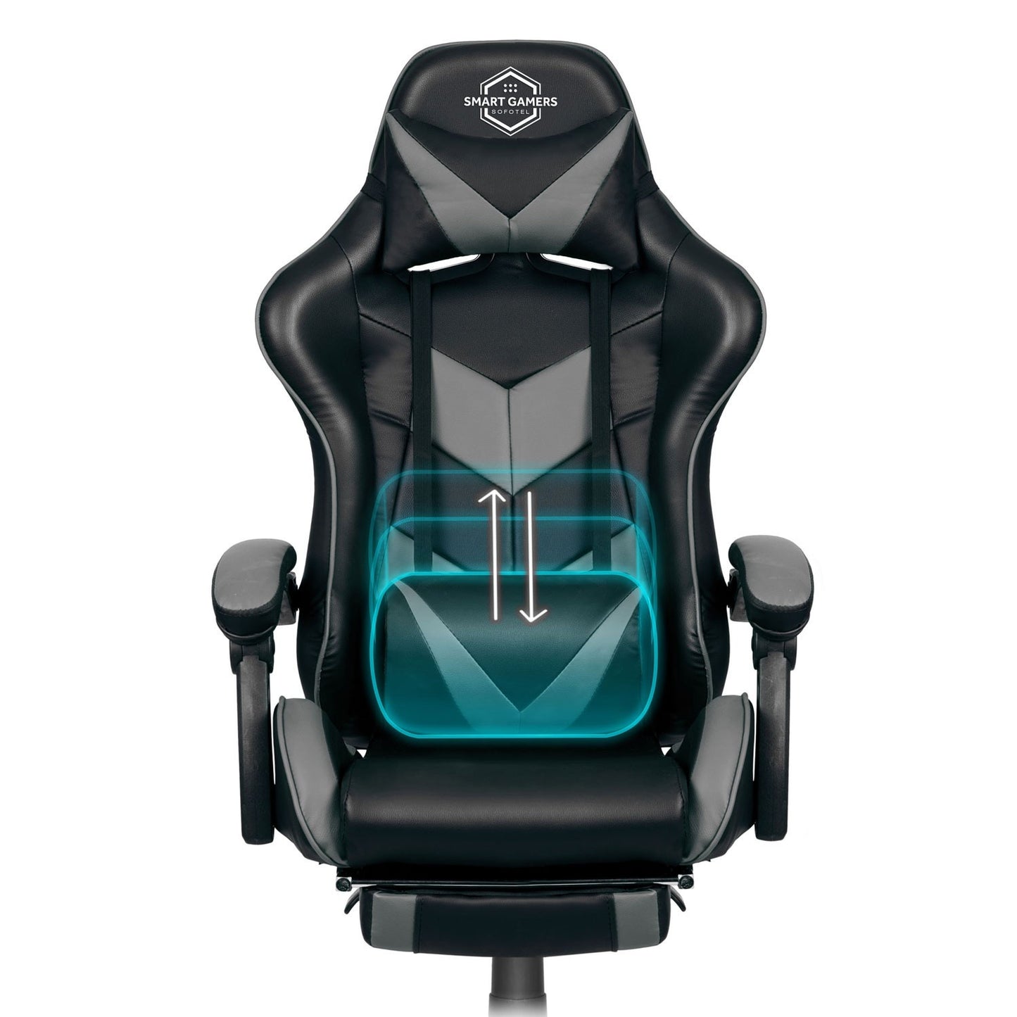 Sofotel Cerber office chair for gamer, black and gray