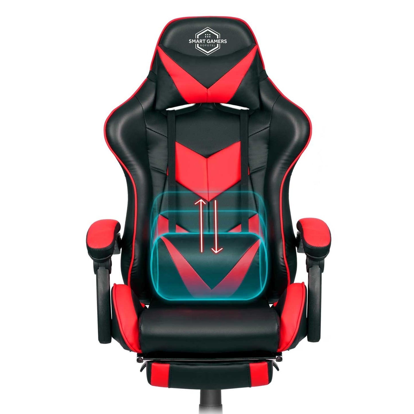 Sofotel Cerber office chair for gamer, black and red
