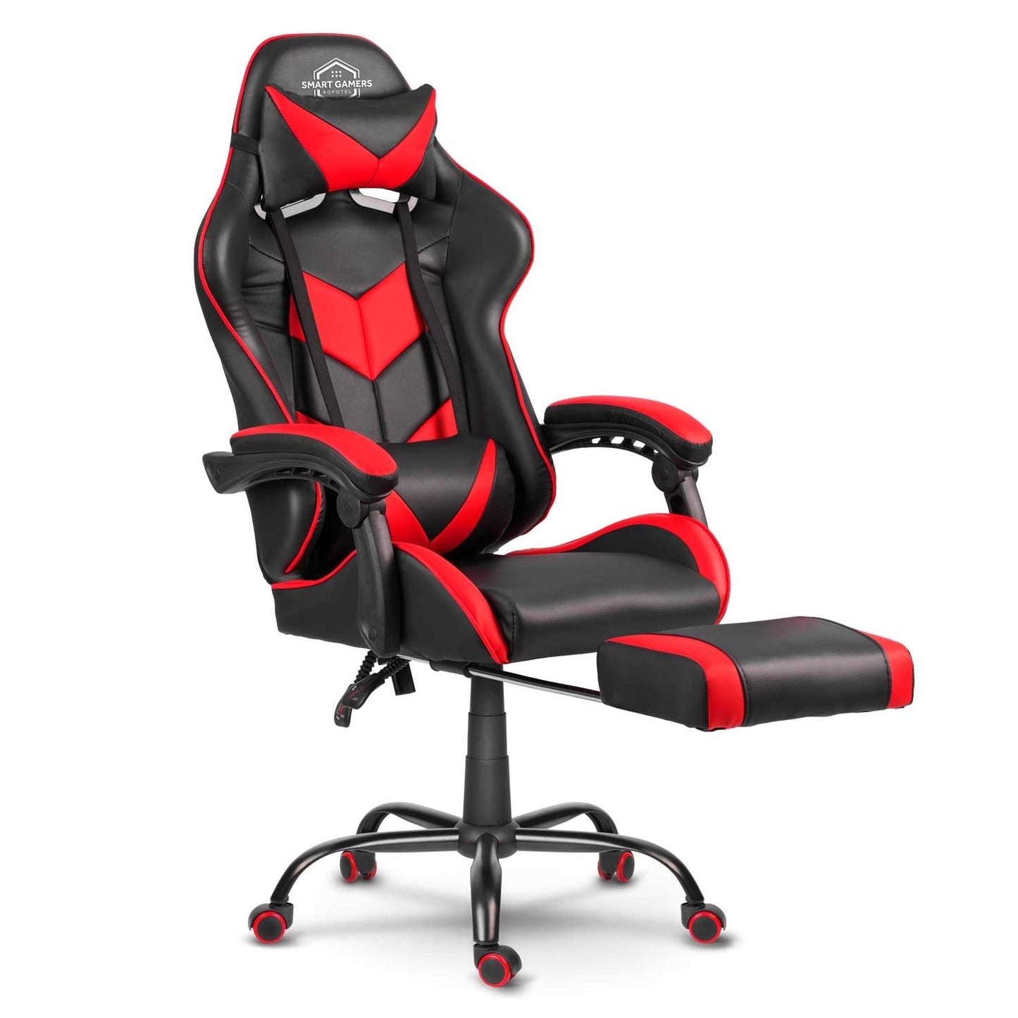 Sofotel Cerber office chair for gamer, black and red